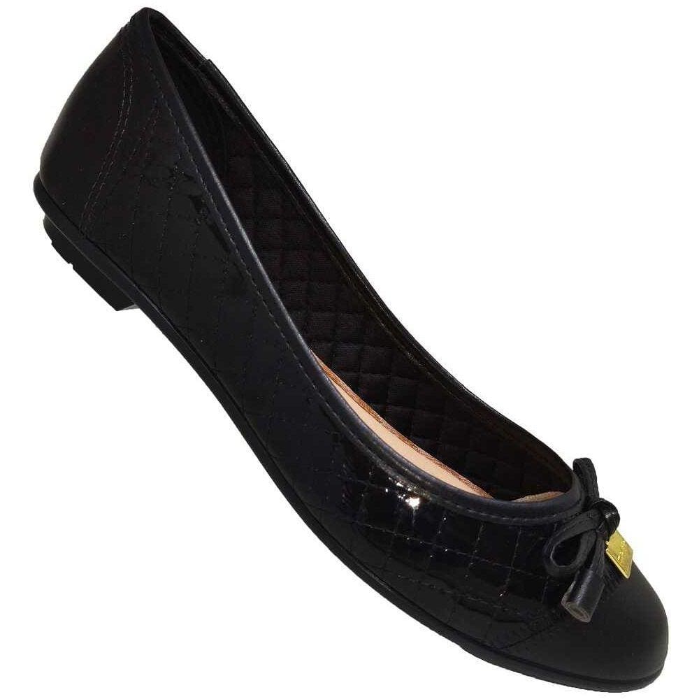 Sapatilha Moleca 5027.1307 Feminina Preto/Preto