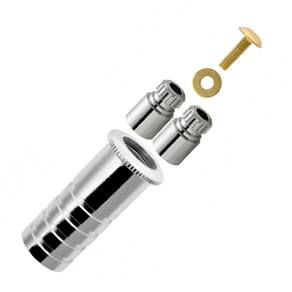 Prolongador para Registro Padrão Deca e Similares Cromado 20mm - BLUKIT (160105)