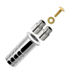Prolongador para Registro Padrão Deca e Similares Cromado 40mm - BLUKIT (160106)