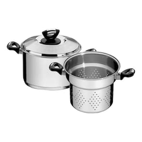 Jogo Cozi Pasta Inox 2 Peças 20cm Solar Baquelite Tramontina