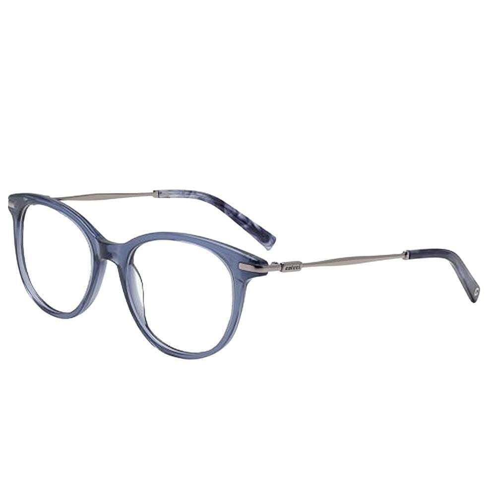 Óculos Armação Colcci C6090Db450 Azul Haste Metal Cinza