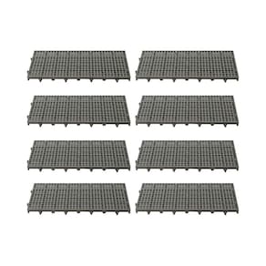 Estrado Plástico (8 Un = 1M) 2,5X25X50 Preto Della Plast