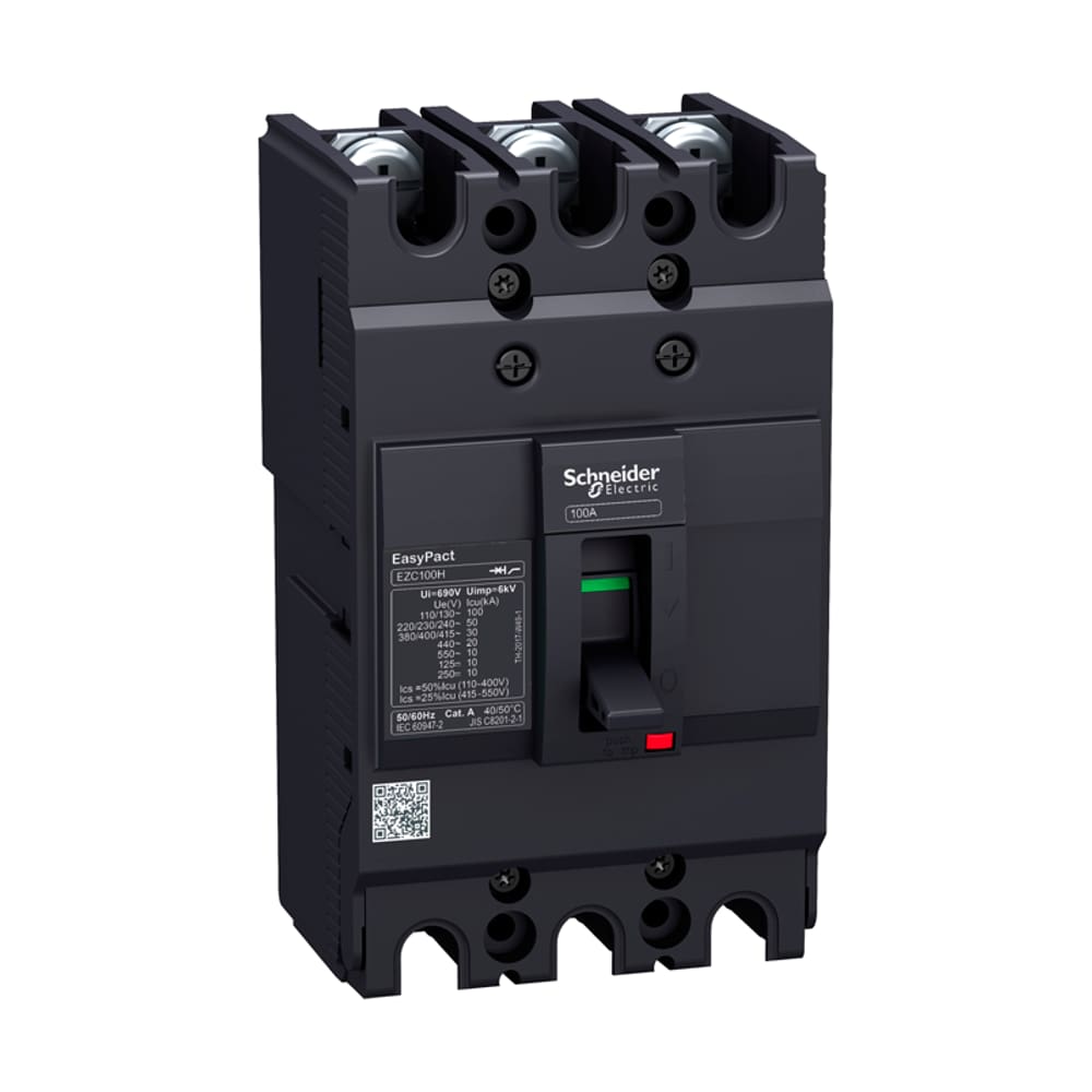 Disjuntor Caixa Moldada Tripolar 25A EasyPact - SCHNEIDER (EZC100N3025)