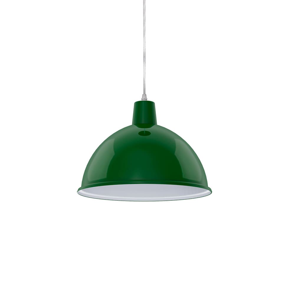 Lustre Pendente Taschibra TD 821 E27 Bivolt Verde
