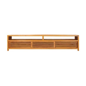 Rack Istambul 280cm Para Sala de TV - Peroba Rosa