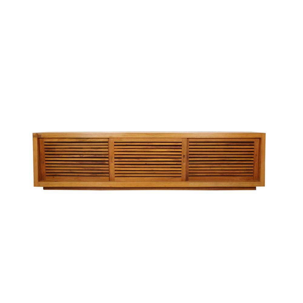 Rack Istambul 200cm para Sala de TV - Peroba Rosa