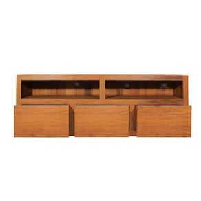 Rack Milão 150cm para sala de Tv - Peroba Rosa