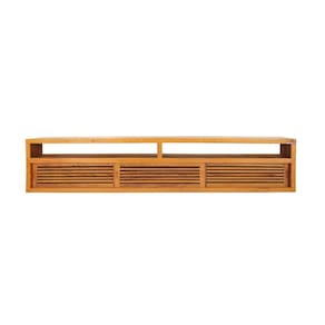 Rack Istambul 280cm para Sala de Tv - Peroba Rosa