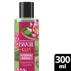 Sabonete Líquido Lux Essências do Brasil Botanicals Vitória Régia 300ml