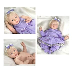 Bebe Reborn Linda Toma Banho Kylin, Vinil Silicone