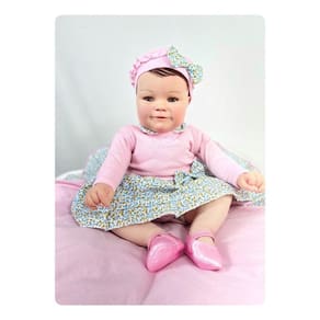 Bebe Reborn Maddie Linda Toma Banho Princesa Realista