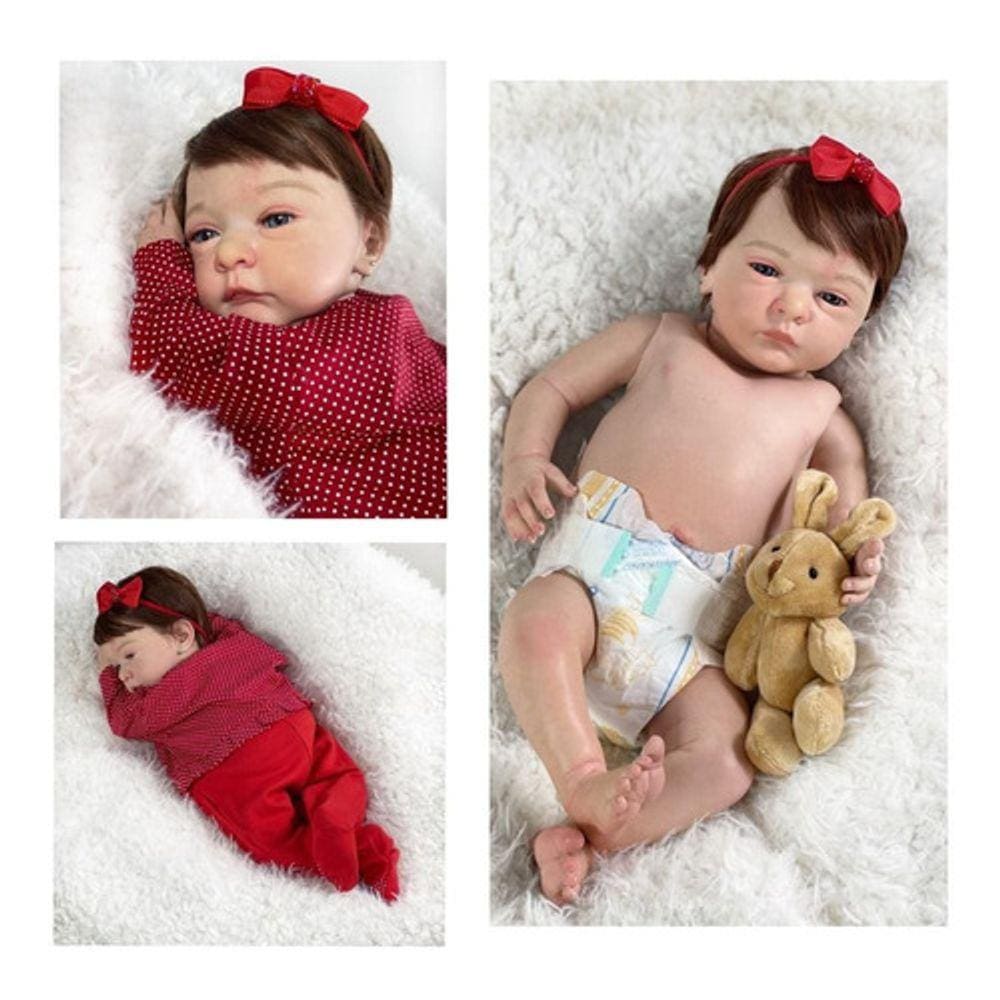 Bebe Reborn Malea , Realista Feita A Mão Toma Banho Silicone
