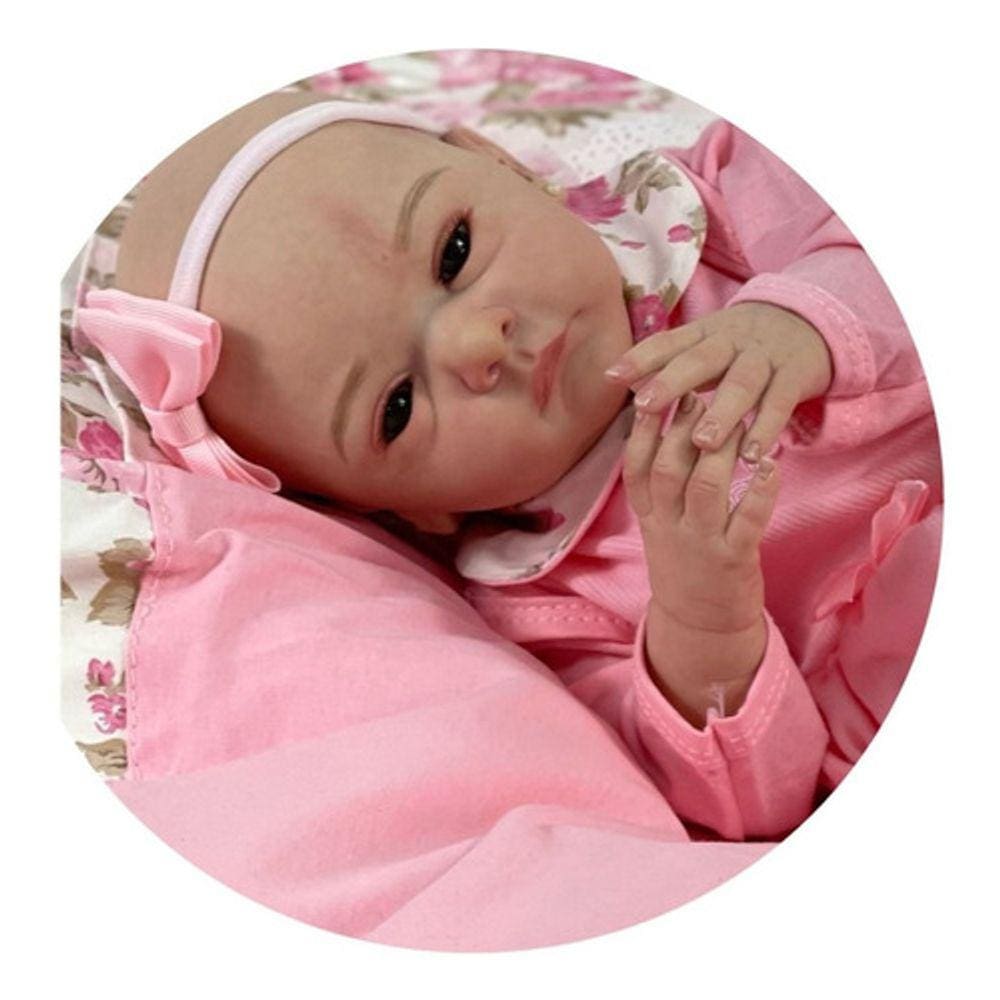 Bebe Reborn Malea Linda Perfeita Toma Banho