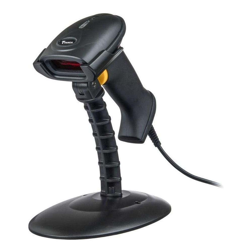 Leitor De Código De Barras Laser Tanca Tl-220 Usb Pedestal