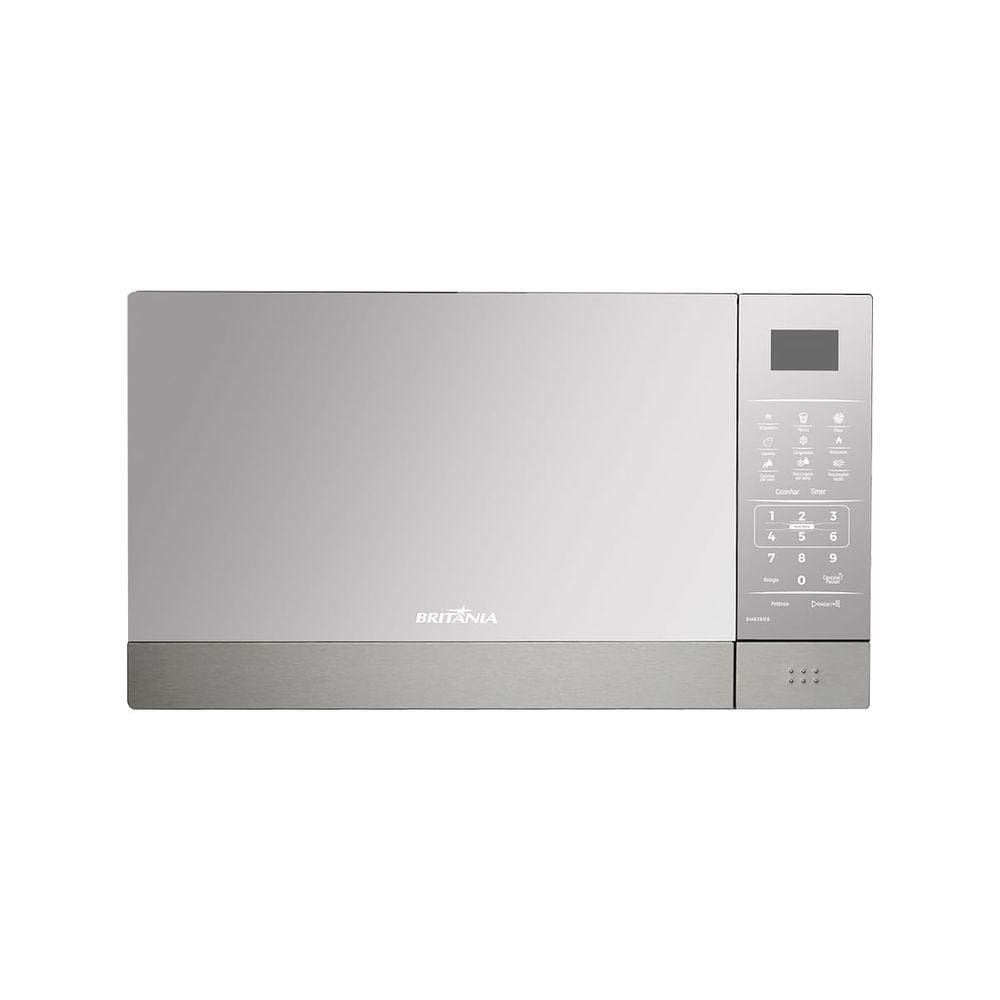 Micro-Ondas Britânia BMO28IEB 23L Espelhado 1400W