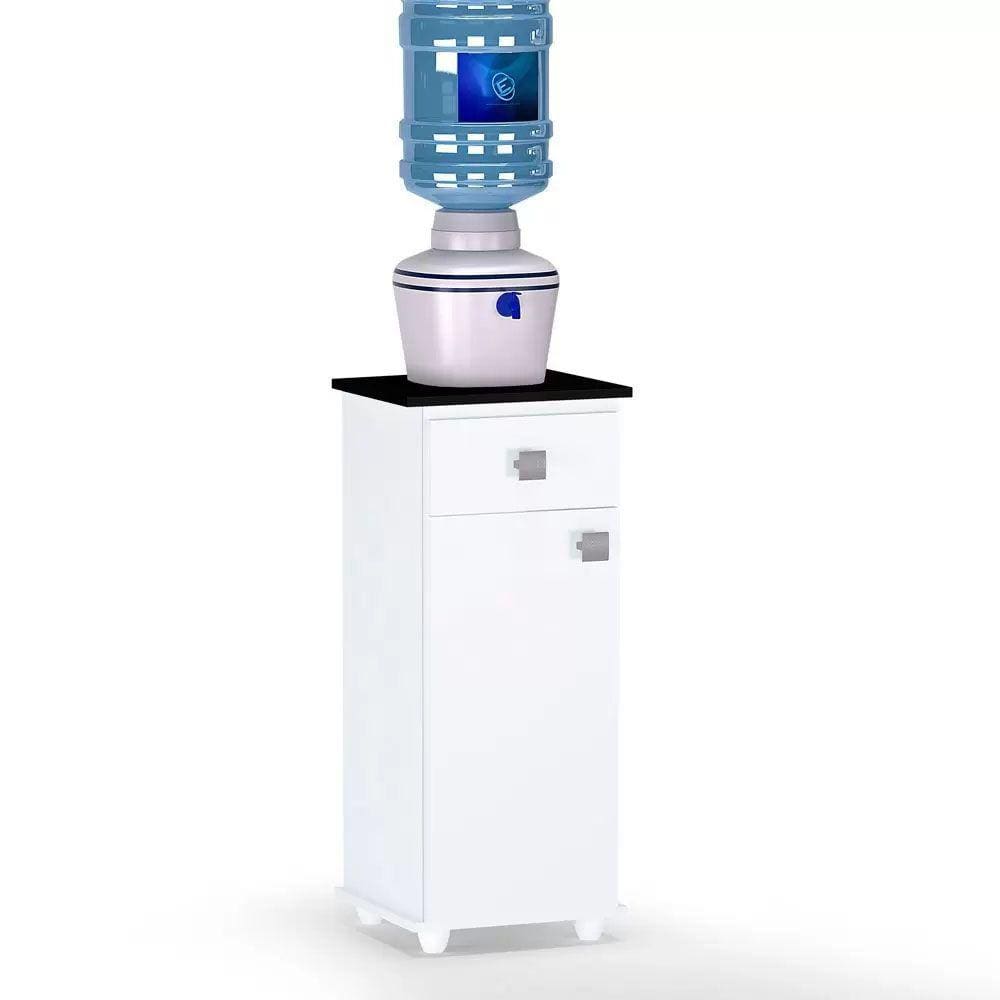 Balcão Multiuso Karol Branco Brilho - AJL Móveis