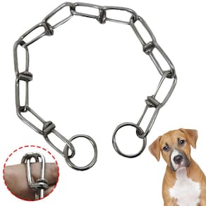 Corrente Coleira Cachorro Pet Dog Caes Cao Aço 3.5mmX40cm Elo Sem Fim Resistente Passeio Rua
