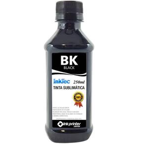Tinta Sublimática InkTec Para Sublimação - Preto (250ml)