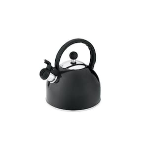 Chaleira Em Aço Inox Com Apito Fixo 1,75L Preta - Hercules