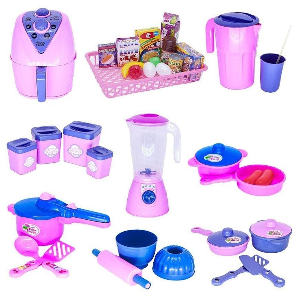 Kit Completo Cozinha Mesinha Jogo de Talheres e Comidinha - Big Star  Brinquedos - Cozinha Infantil / de Brinquedo - Magazine Luiza