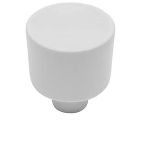 Puxador Yuma Ponto 19Mm Branco Fosco Torralba