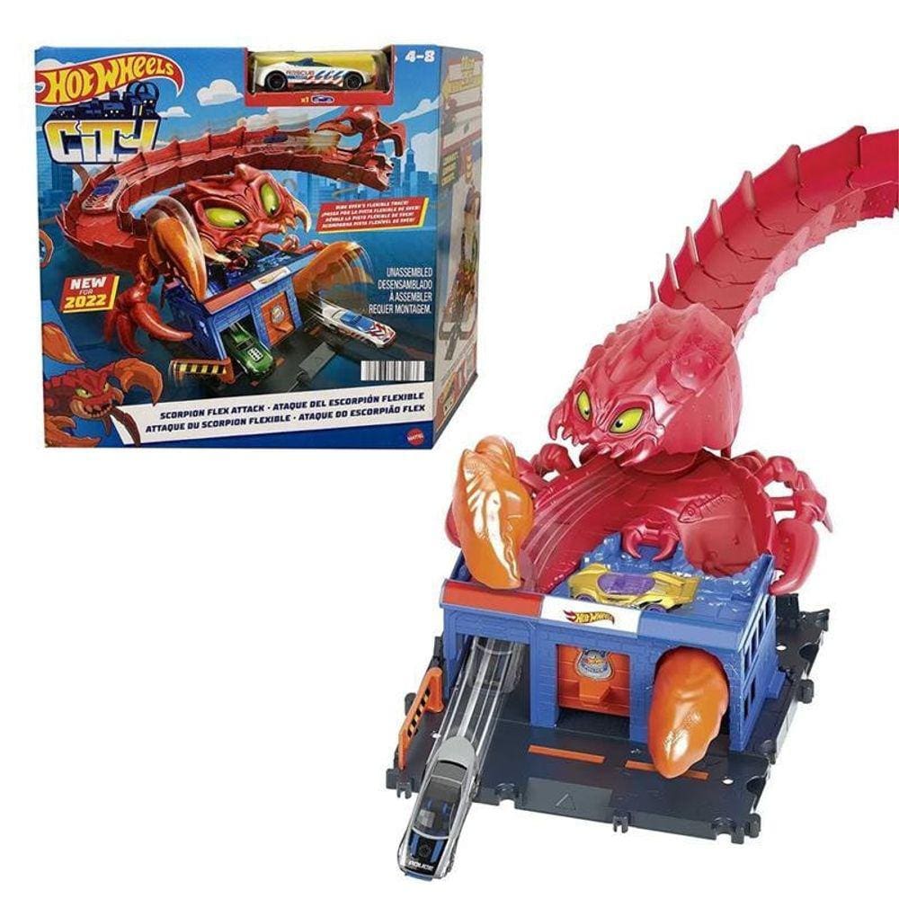 Hot Wheels Pista City Nemesis Escorpião Mattel Hdr32