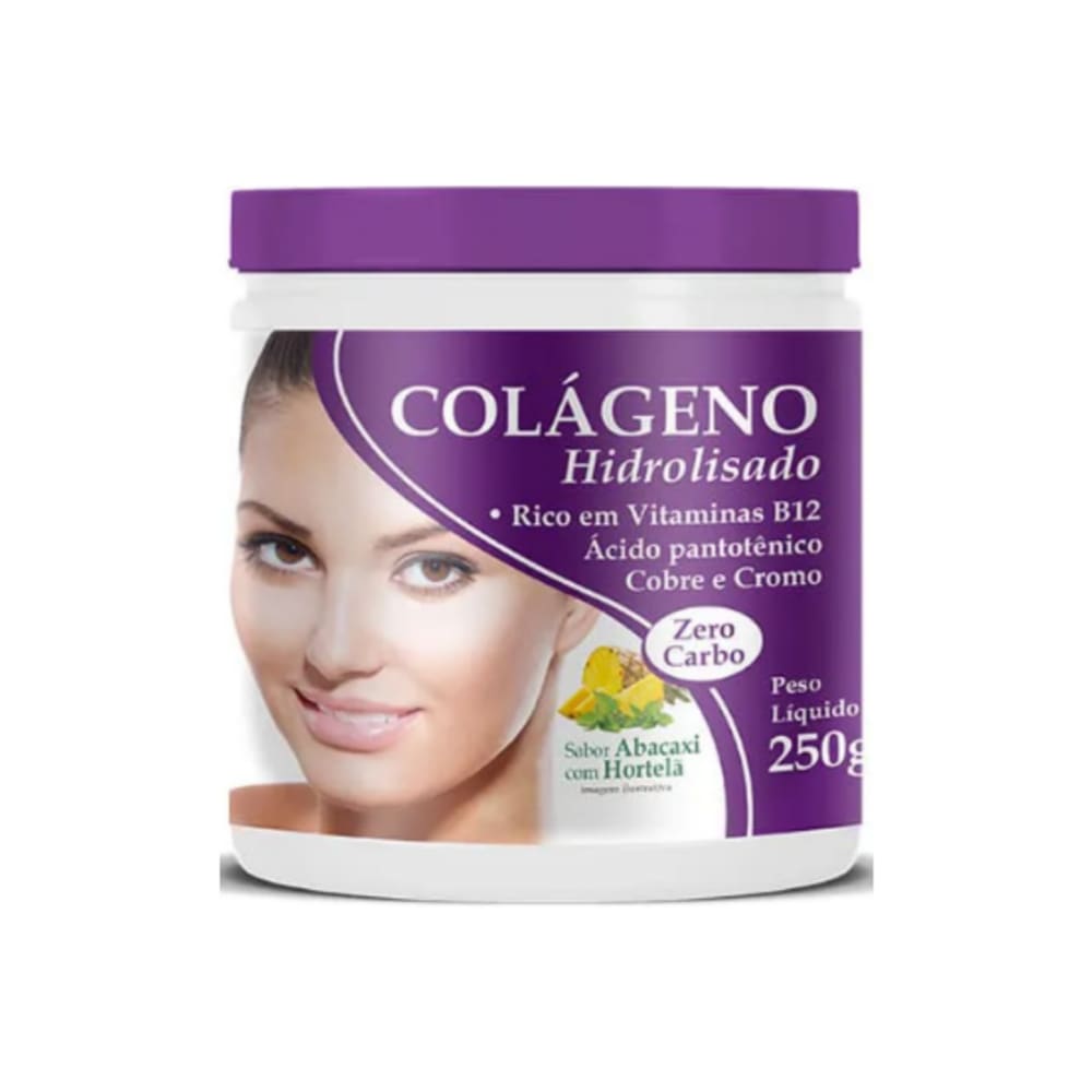 Colageno em po abacaxi com hortela 250g