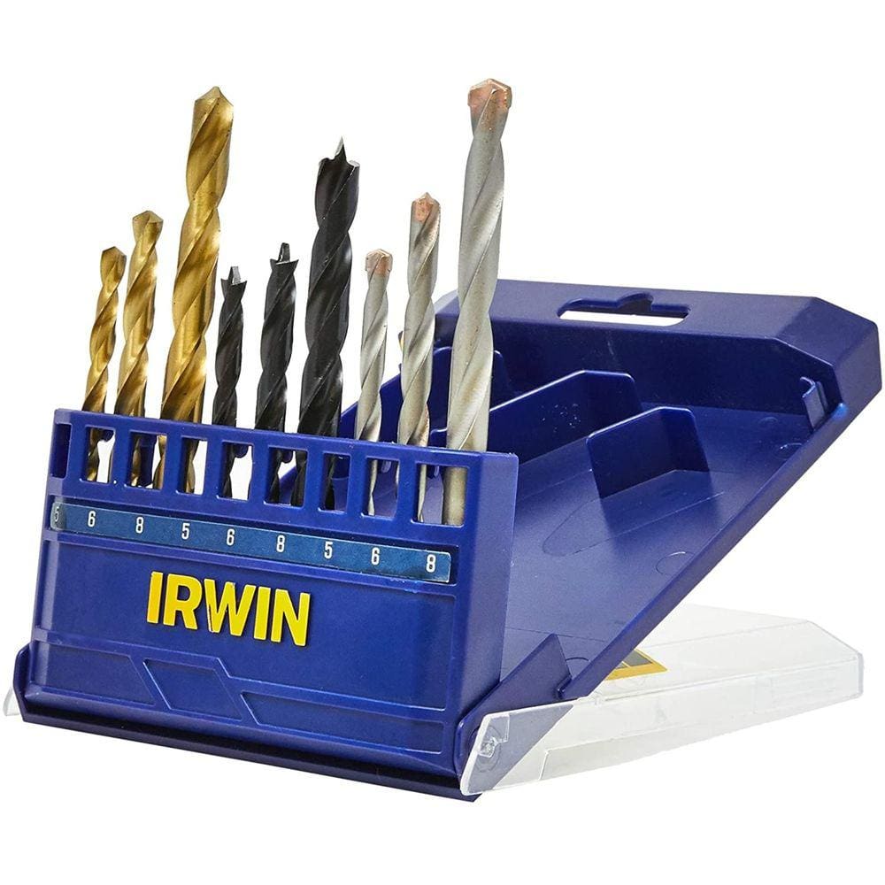 Jogo Brocas Metal Madeira E Concreto 9 Peças 891522 Irwin