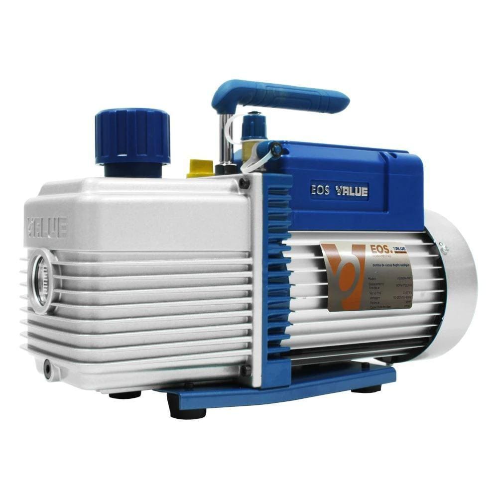 Bomba de Vácuo Profissional EOS 12CFM Duplo Estágio Bivolt Bivolt