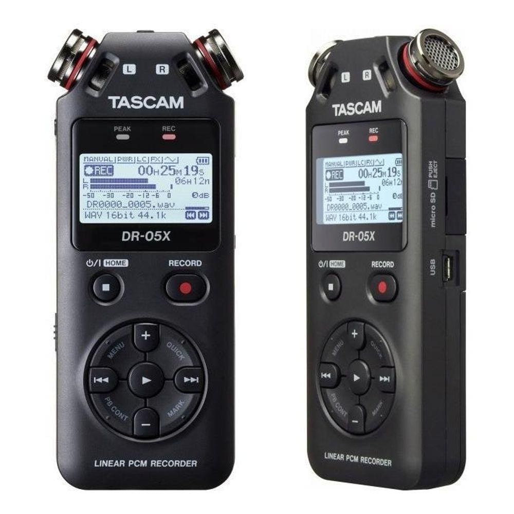 Gravador Digital De Audio Voz Tascam Dr-05X Profissional