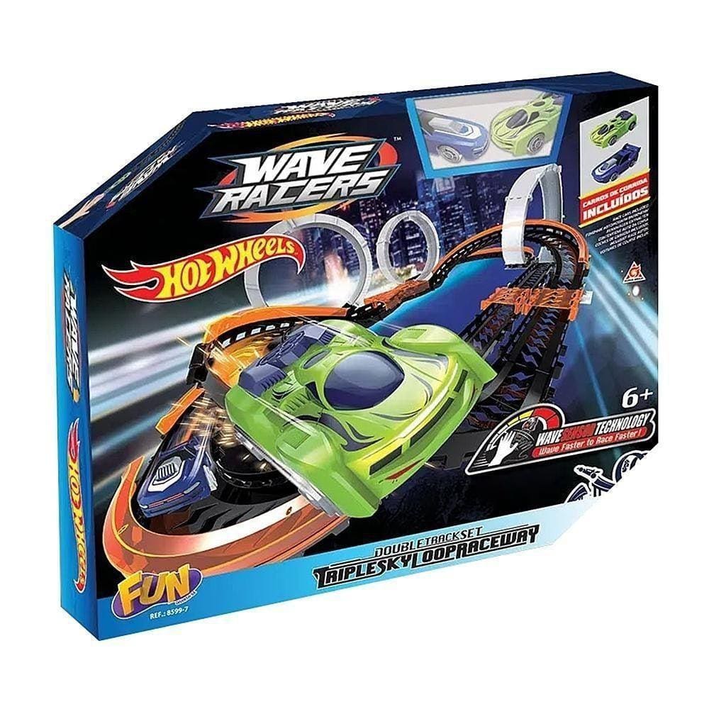 Pista da hot wheels da garagem do dinossauro