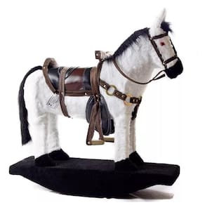 Cavalo De Balanço Luxo Cortiço Artesanal