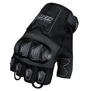 Luva Meio Dedo Blackout 2 X11 Moto Motoqueiro Bike Motoboy