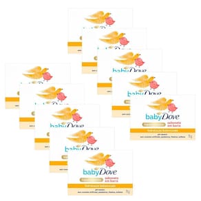Kit 10 Sabonete na Barra Baby Dove Hidratação Balanceada 75g