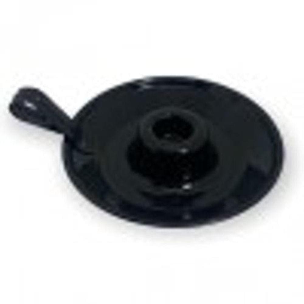 Suporte Para 1 Vela Palito Em Alumínio Preto 10 Cm