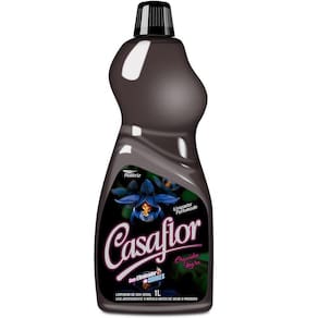 Limpador Perfumado Casaflor Orquídea Negra 1L - Embalagem com 12 Unidades