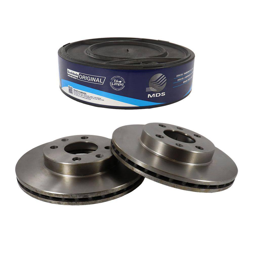 Disco De Freio Dianteiro MDS Honda Civic 1.5 1.6 1991 A 2000 Medida 240MM