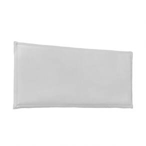 Cabeceira Painel Garden Solteiro 90cm Corino Branco