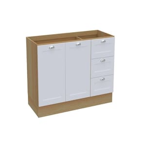 Balcão Ditália Denver Riviera Com Branco Cd-1014