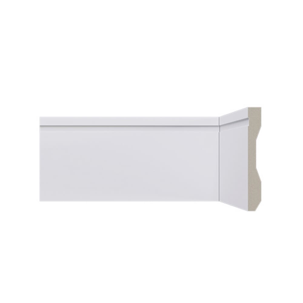 Rodape 10cm Branco Poliestireno Santa Luzia Lev102