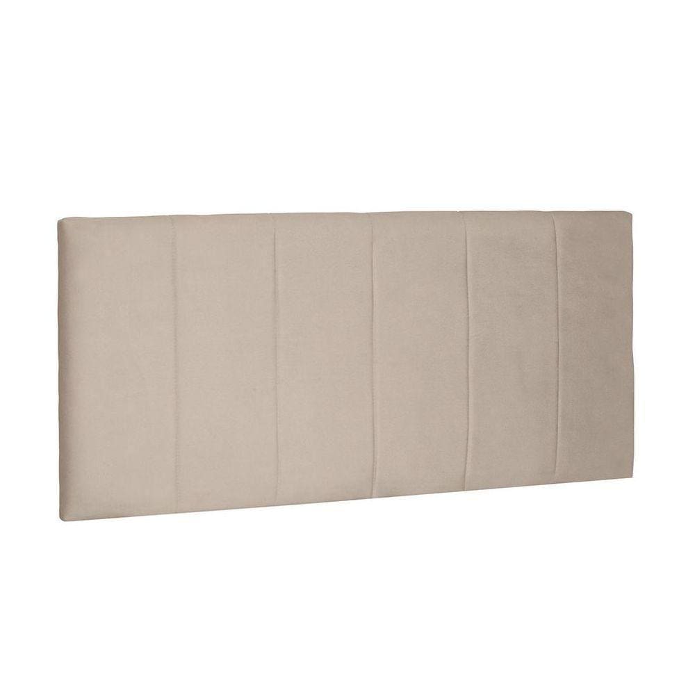 Cabeceira Painel Arizona King 195cm Suede Bege