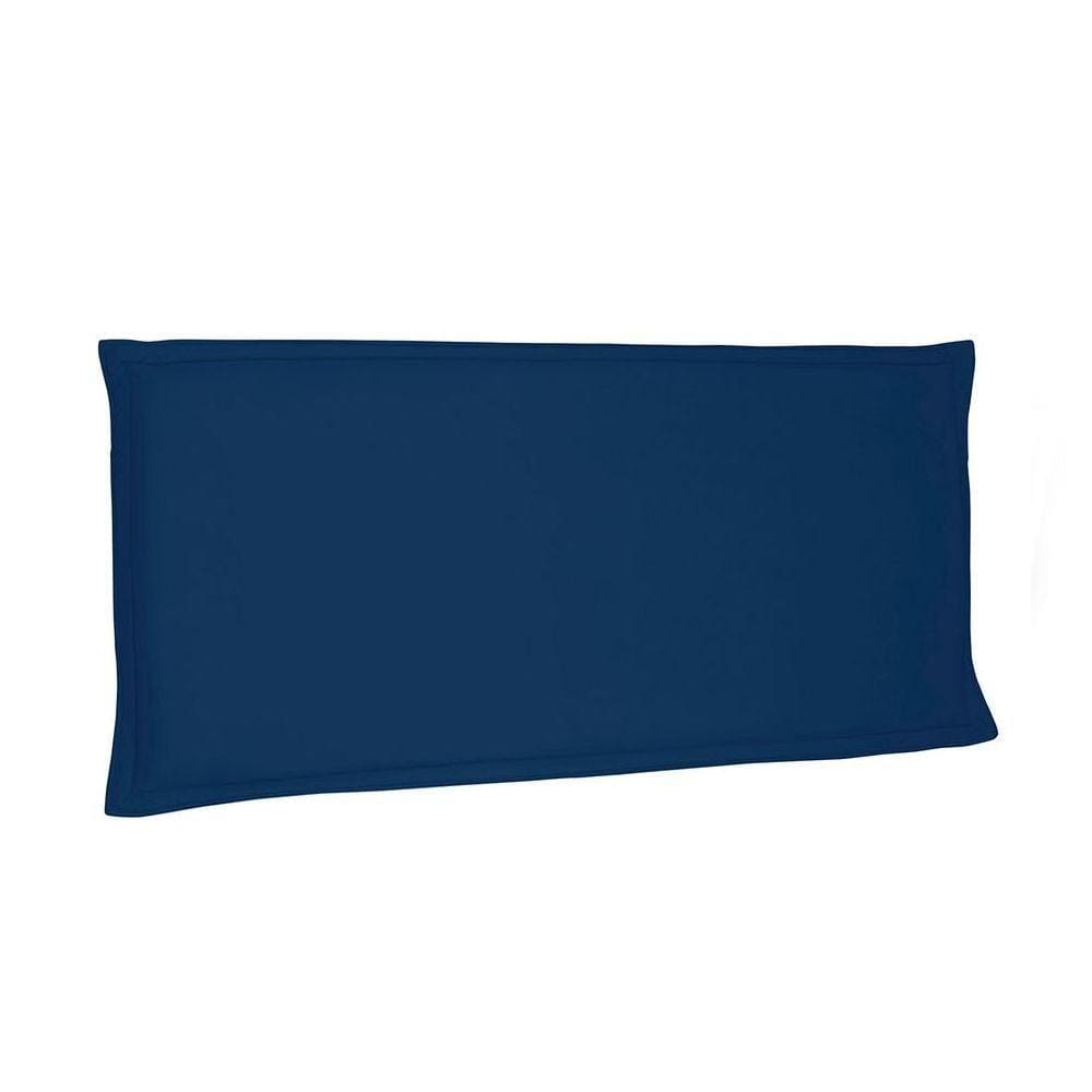Cabeceira Painel Garden King 195cm Suede Azul Marinho