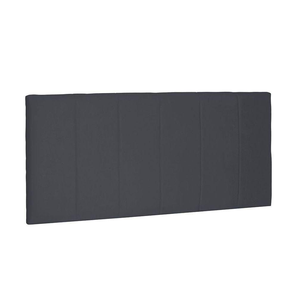 Cabeceira Painel Arizona Casal 140cm Suede Cinza