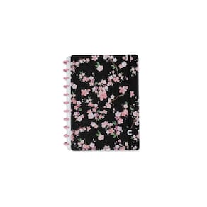 Caderno Inteligente By Gocase Classical Rose Black Tamanho Grande 80 Folhas