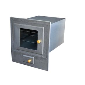 Forno Fogão A Lenha Com Cinzeiro Frente De Vidro N°4 Dragão