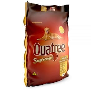 Ração Quatree Supreme Adultos Raças Medias Grandes 15kg