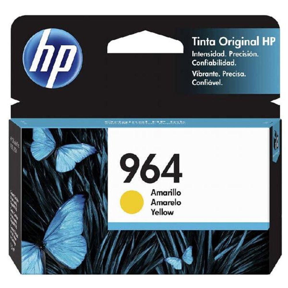 Cartucho HP 3JA52AL nº964 Amarelo  HP