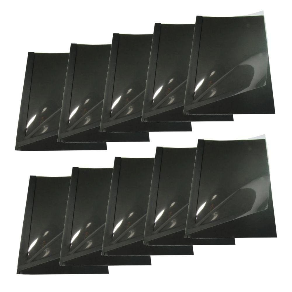 Kit 30 Capas Encadernação Térmica Até 120 Folhas A4 Preta