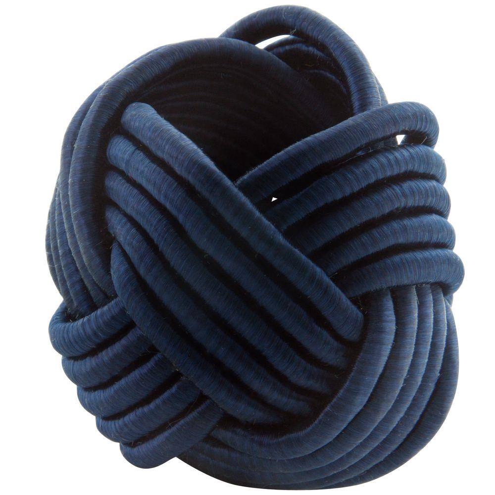 Argola de Guardanapo com 4 peças - Marinho