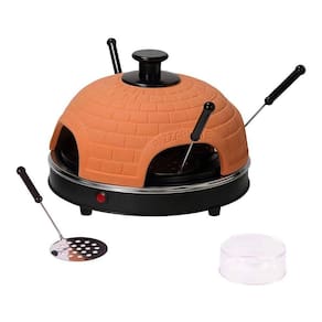 Mini Forno Eletrico De Pizza Portatil 127v - 4 Bocas